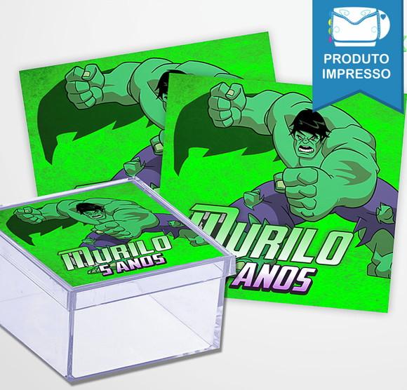Rótulo Adesivo Caixa Vingadores Variados