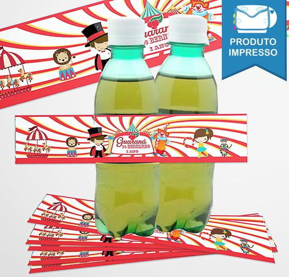 Rótulo Adesivo Guaraná Circo Menino
