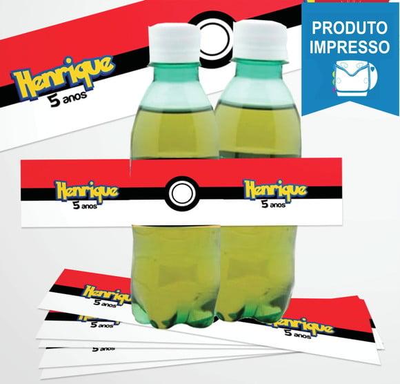 Rótulo Adesivo Guaraná Pokémon