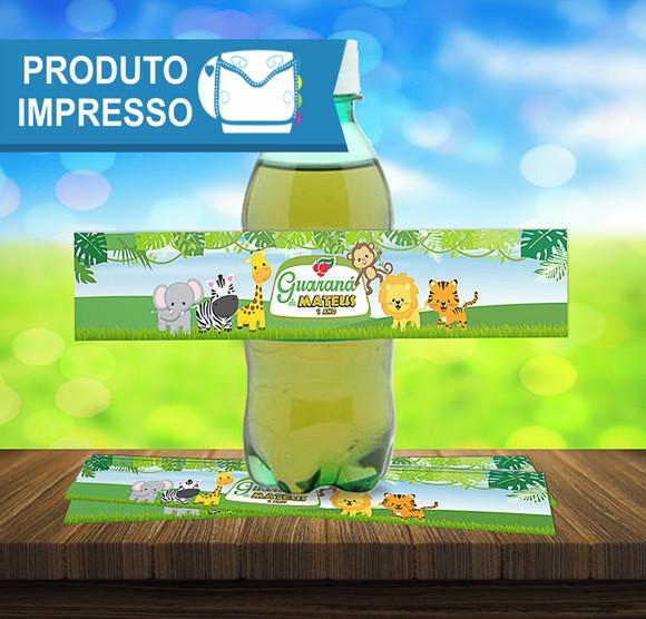 Rótulo Adesivo Guaraná Safari