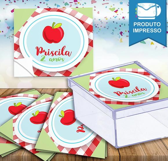 Rotulo Adesivo Caixinha Picnic