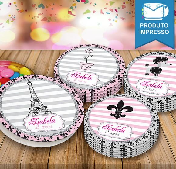 Rótulo Adesivo Latinha Paris