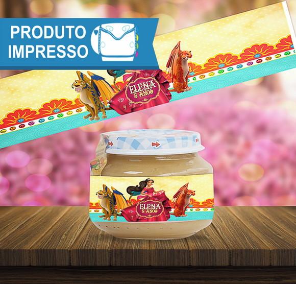 Rótulo Adesivo Papinha Elena de Avalor
