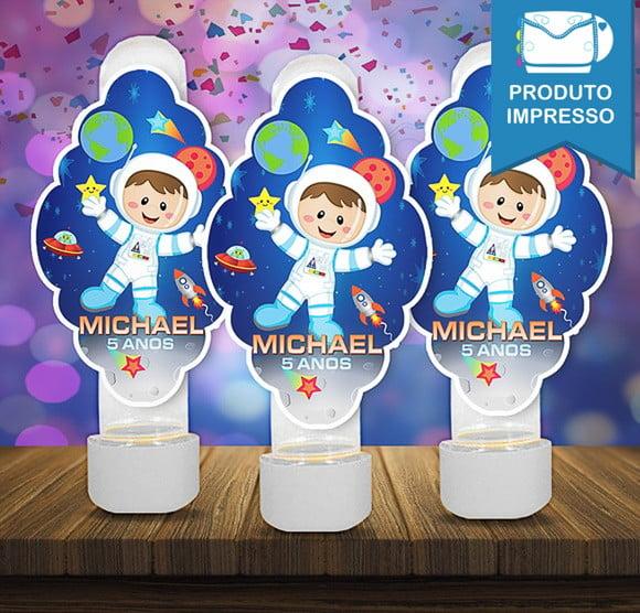 Rotulo Adesivo Tubete Astronauta personalizado