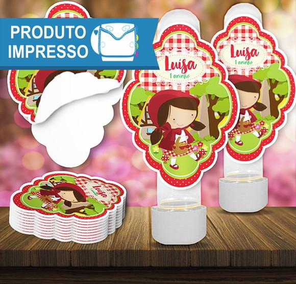 Rótulo Adesivo Tubete Chapeuzinho Vermelho Personalizado