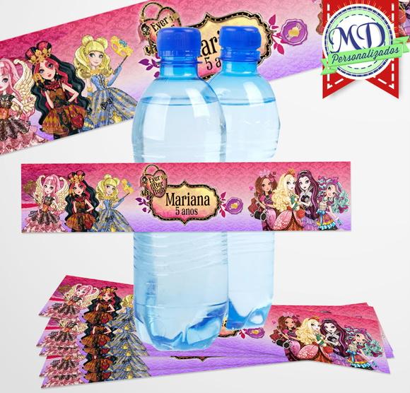 Rótulo Água 500ml Ever After High