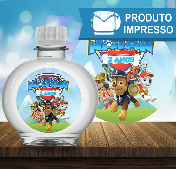 Rótulo Água Ouro Fino Patrulha Canina