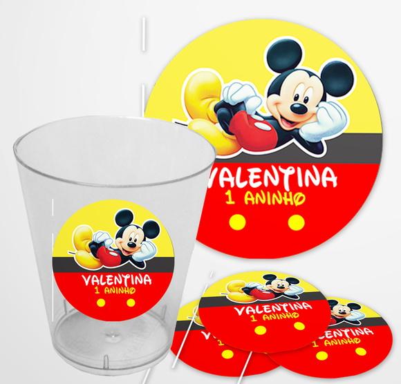 Rótulo Copinho Brigadeiro Mickey