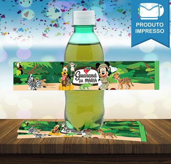 Rótulo Guaraná Mickey Safari