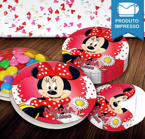 Rótulo Latinha Minnie