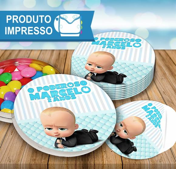 Rotulo Latinha O Poderoso Chefinho