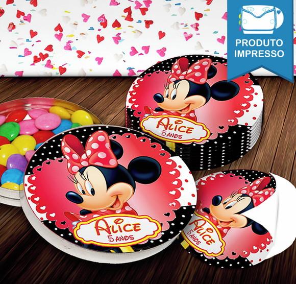Rótulo Latinha Minnie