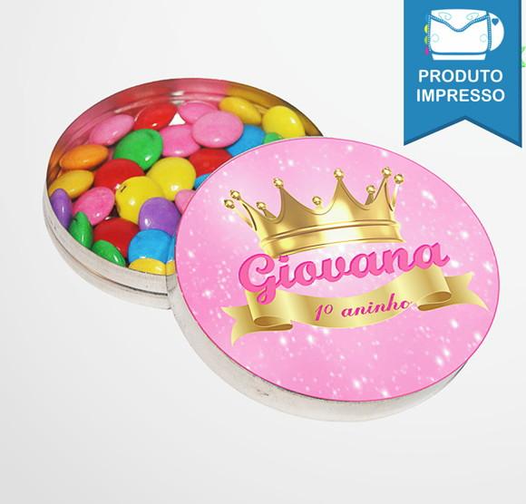 Rótulo Latinha Princesa
