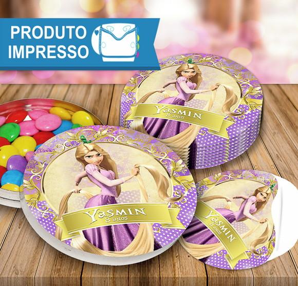 Rótulo Latinha Rapunzel (Enrolados)