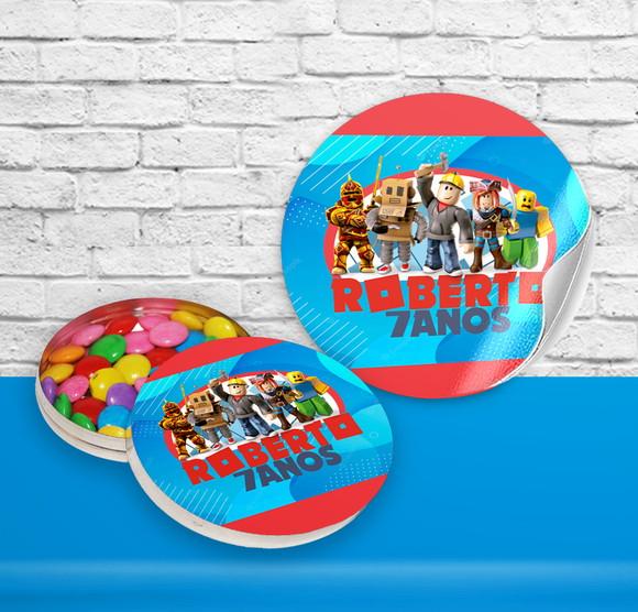 Rotulo Latinha Roblox