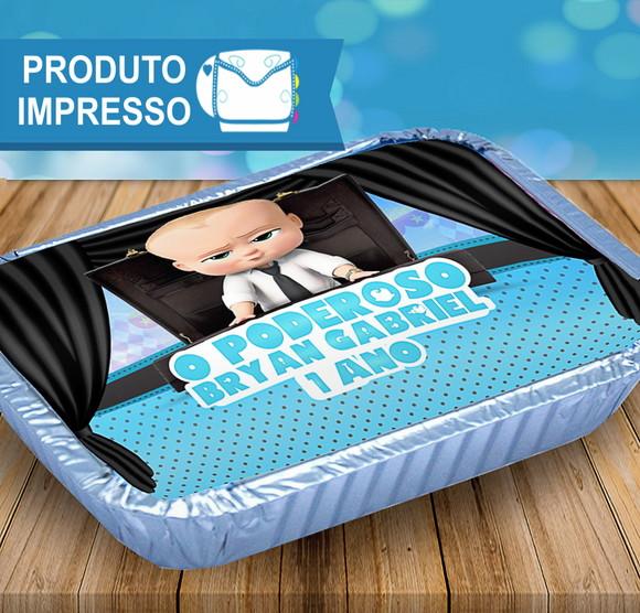 Rótulo Marmitinha O Poderoso Chefinho