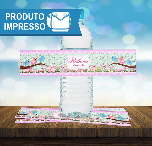 Rótulo para Água 500ml Passarinhos