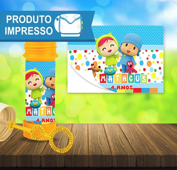Rótulo para Bolha de Sabão Pocoyo