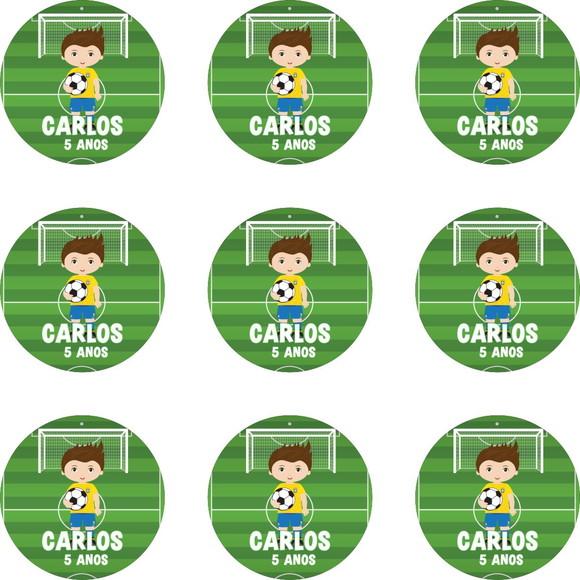 Rótulo para Copinho Brasil Futebol