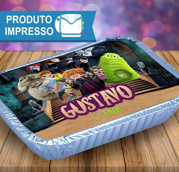 Rótulo para Tampa Marmitinha Hotel Transylvania