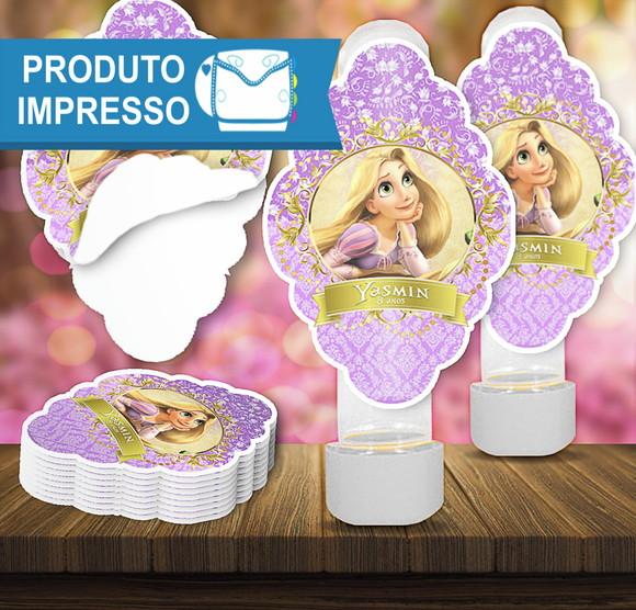 Rótulo Tubete Enrolados (Rapunzel)