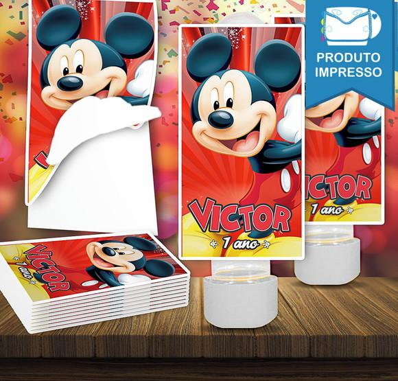Rótulo Tubete Mickey