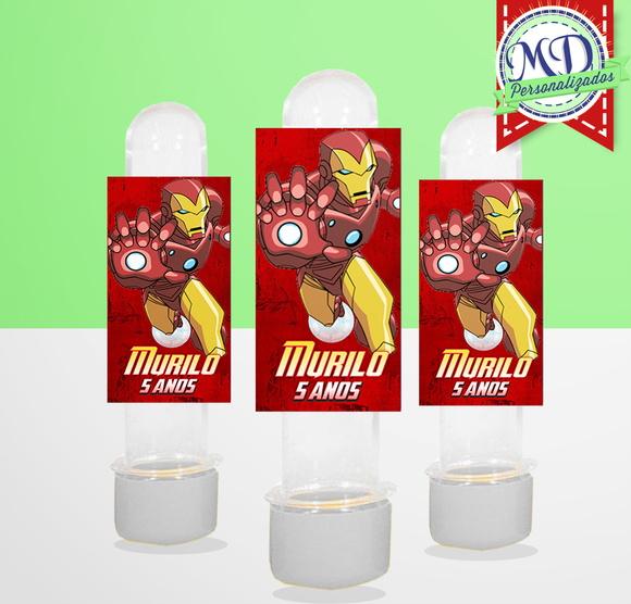 Rótulo Tubete Vingadores
