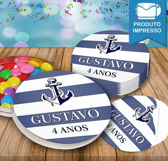 Rotulos Adesivos Redondos Latinha Marinheiro