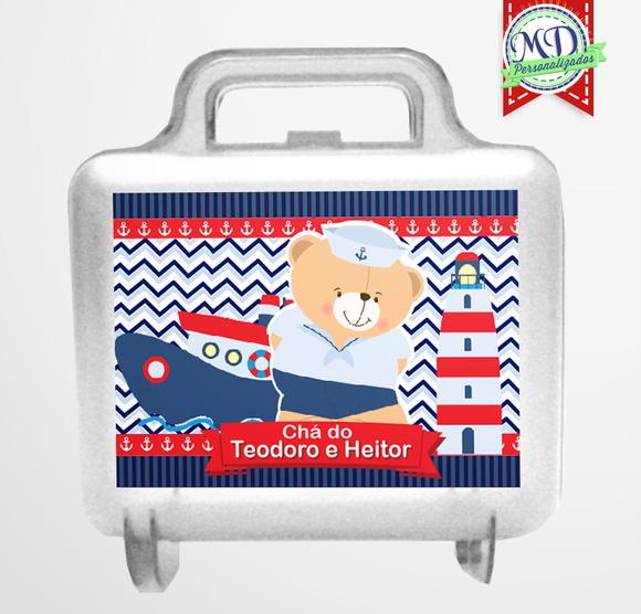 Rótulos Maletinha Urso Marinheiro