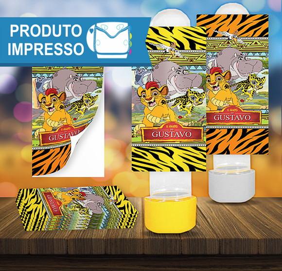 Rótulos Tubetes Personalizados A Guarda do Leão