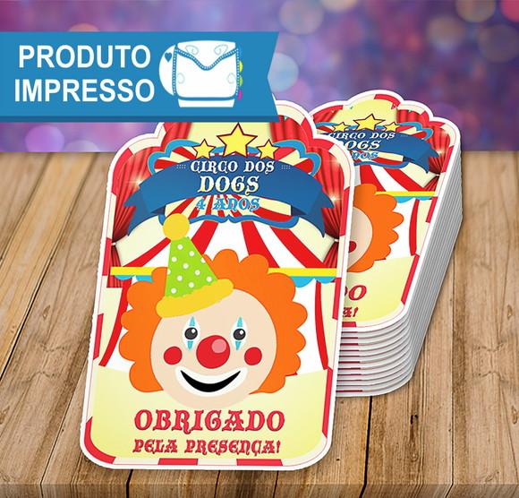 Tag Agradecimento Circo