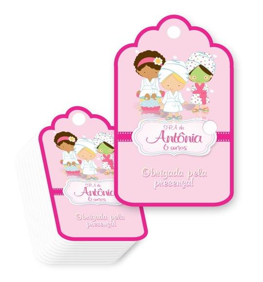 Tag Agradecimento Meninas no Spa