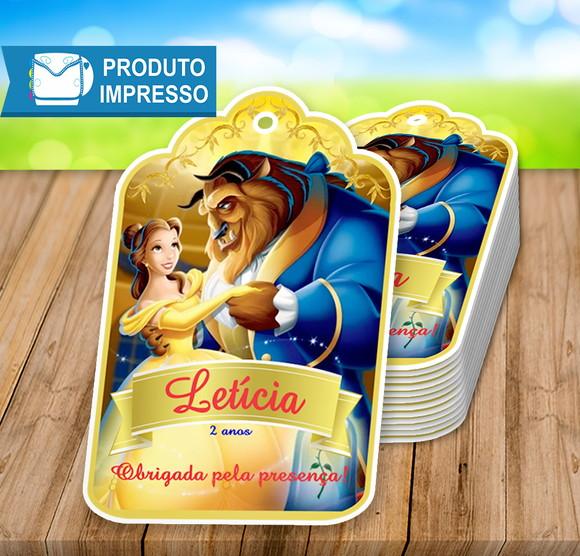 Tag de Agradecimento A Bela e a Fera