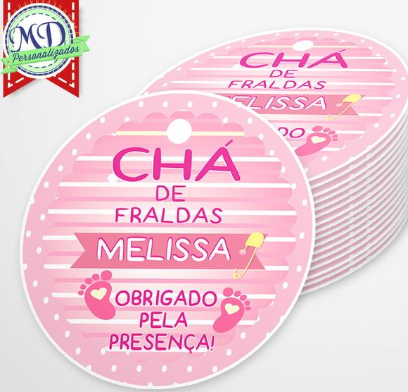 Tag de Agradecimento Chá de Bebê