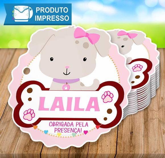 Tag de Agradecimento Cachorrinha