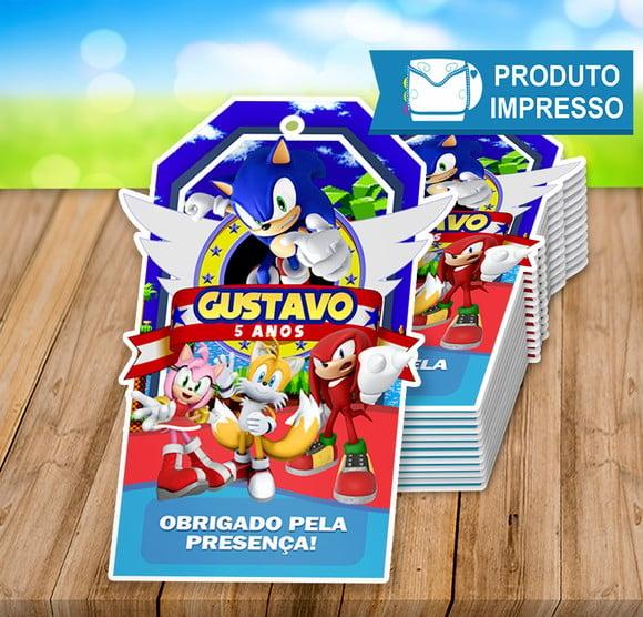 Tag de Agradecimento Sonic