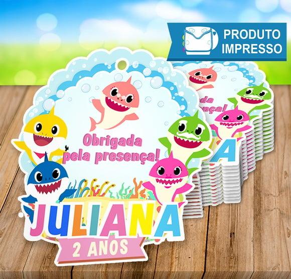 Tag de Agradecimento Tubarão Bebê