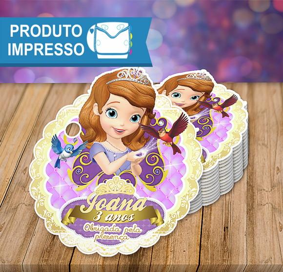 Tag de Lembrancinha Princesa Sofia