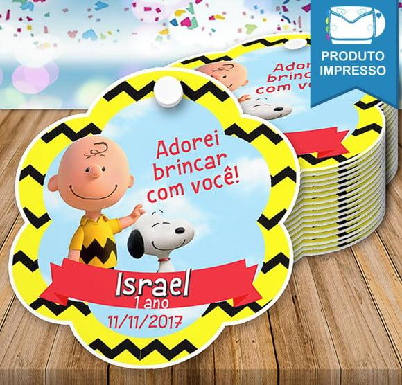 Tag para Lembrancinhas Snoopy