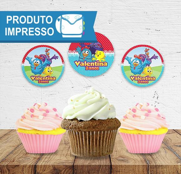 Topper para Doces Galinha Pintadinha