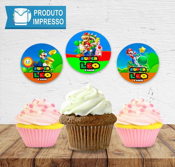 Topper para Doces Super Mario