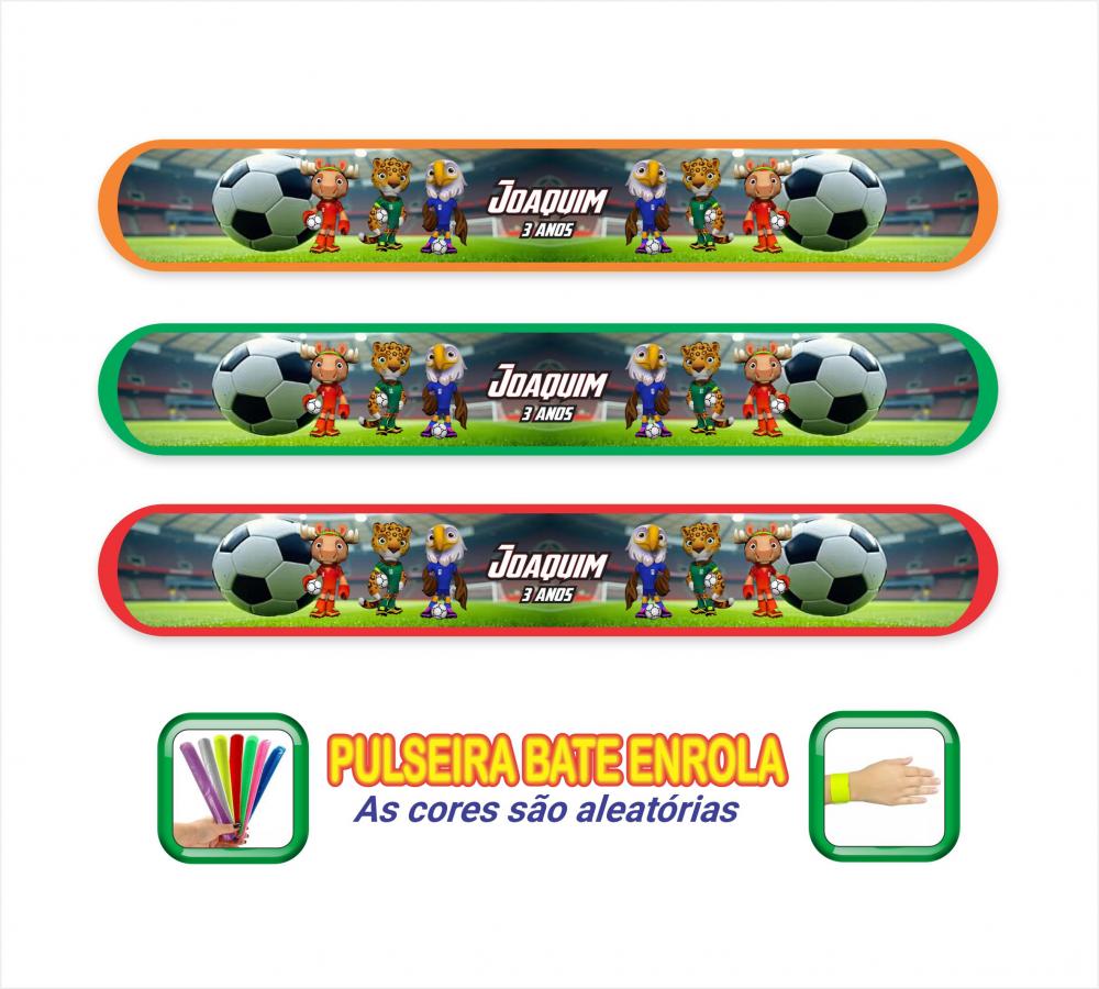 Pulseira Bate Enrola Copa do Mundo