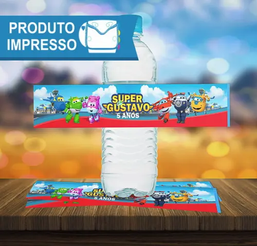 Adesivo Água 500ml Super Wings