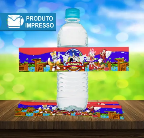 Adesivo Agua do Sonic