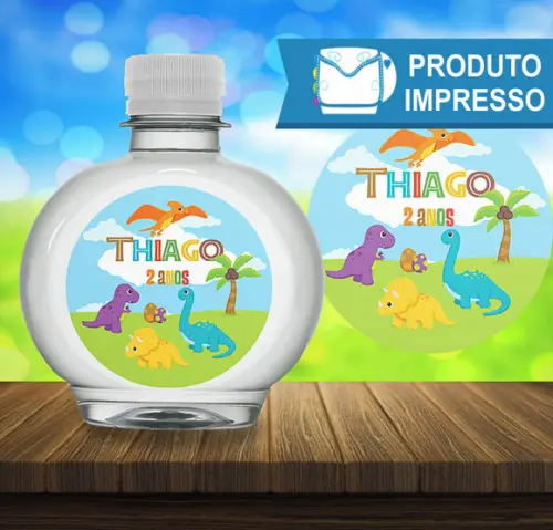 Adesivo Água Ouro Fino Dinossauro