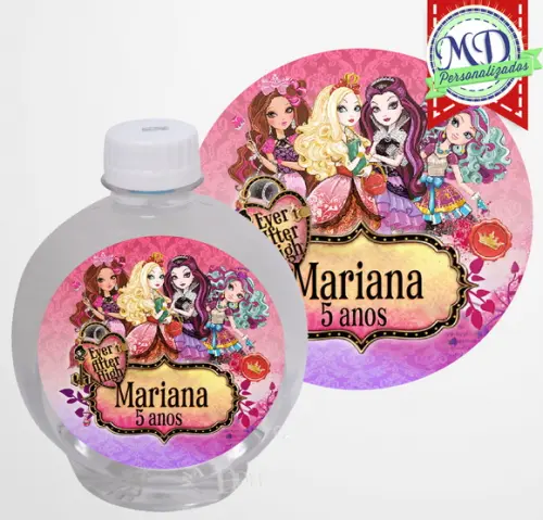Adesivo Água Ouro Fino Ever After High
