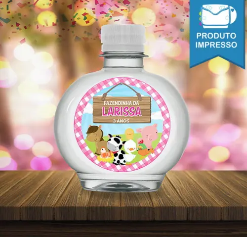 Adesivo Água Ouro Fino Fazendinha Menina