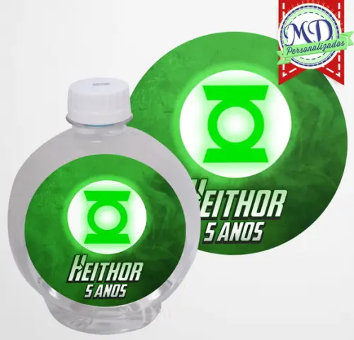 Adesivo Água Ouro Fino Lanterna Verde