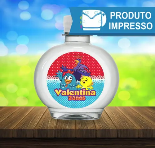 Adesivo Água Ouro Fino Galinha Pintadinha