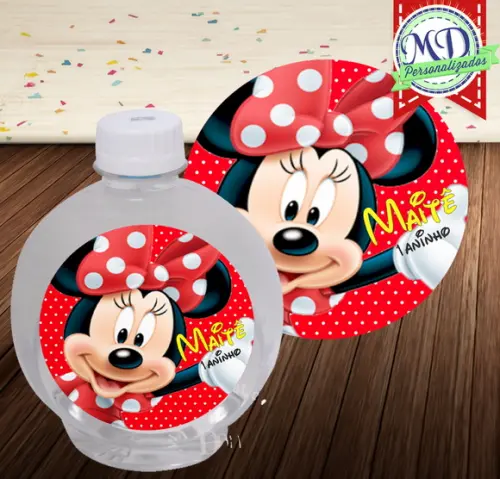 Adesivo Água Ouro Fino Minnie